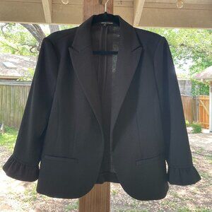 Amanda + Chelsea Black Blazer Size 14
